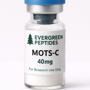 MOTS-C research peptide 40mg vial Evergreen Peptides