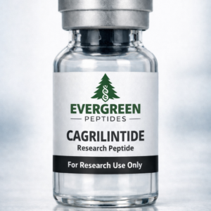 Cagrilintide lyophilized powder in sterile vial for research use only- Evergreen Peptides